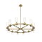 Z-Lite Datus 12 Light Chandelier, Rubbed Brass & Clear 4008-12RB - alternate 3